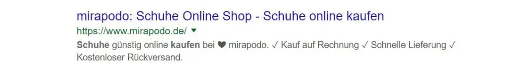 Meta Beschreibung Sonderzeichen