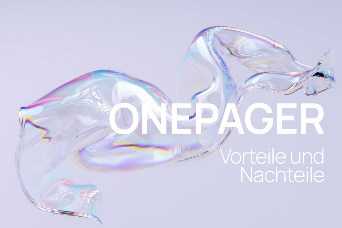 Onepager oder Websites mit mehreren Seiten Onepager oder Websites mit mehreren Seiten