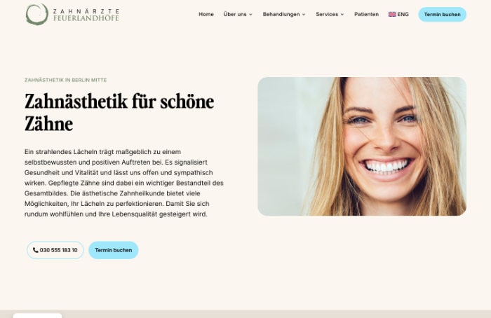 www.feuerlandhoefe.de behandlungen zahnaesthetik berlin (Macbook Pro)